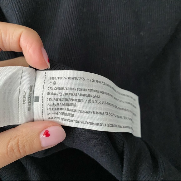 Abercrombie and Fitch Black Bodysuit - Picture 3 of 3